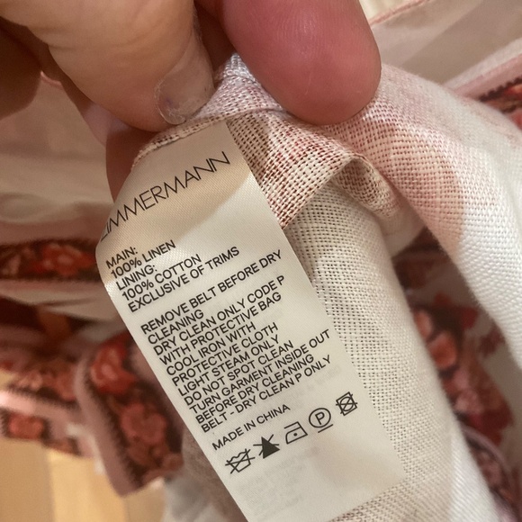 Zimmerman linen dress size 1 - Picture 2 of 3